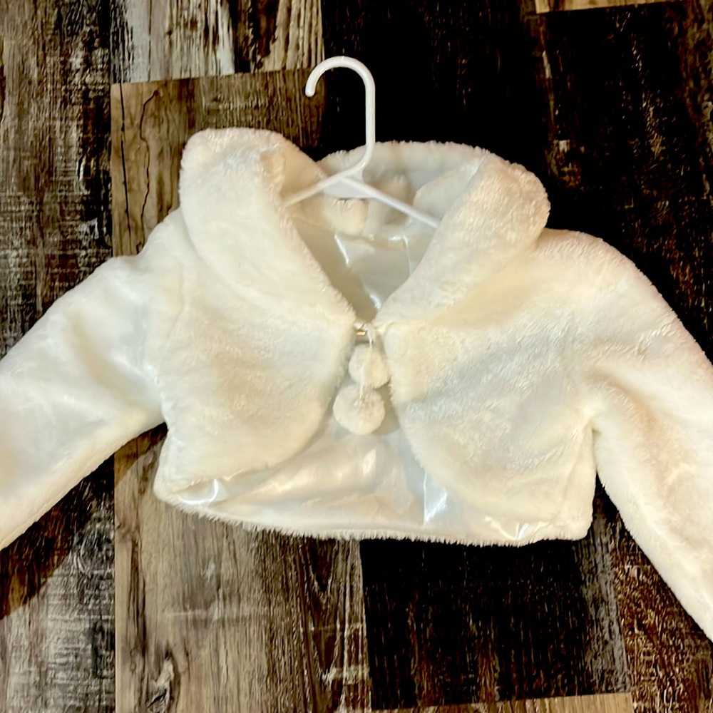 Fur jacket white
